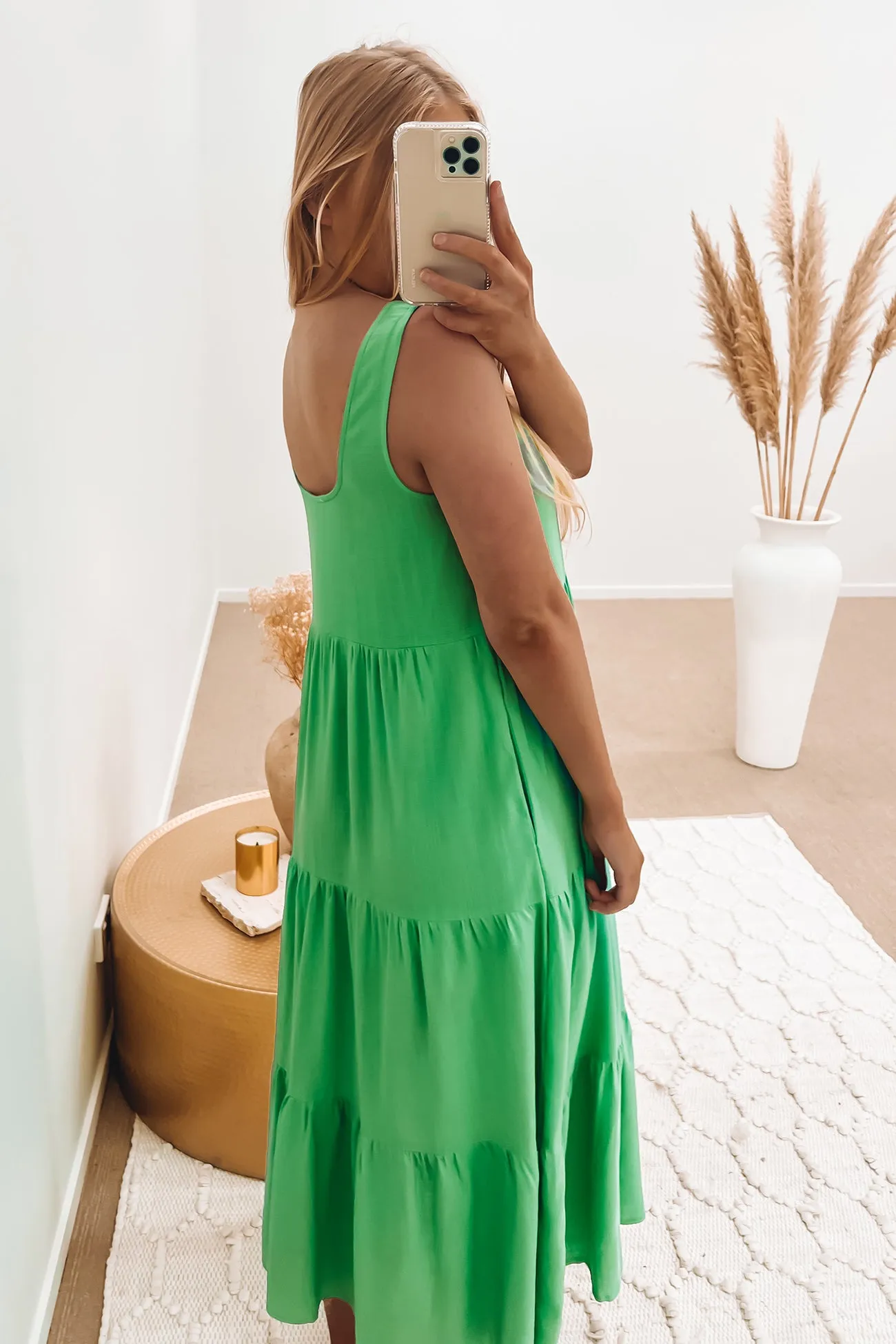 Sutton Midi Dress Green